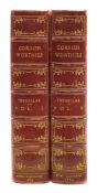 TREGELLAS, Walter H - Cornish Worthies : 2 vols, attractive half crimson gilt morocco,