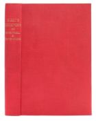 KELLY'S - Directory of Cornwall & Devonshire : folding map of Cornwall [only], rebound in red cloth,