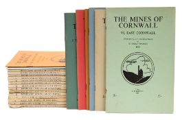JENKIN, A.K. Hamilton - Mines and Miners of Cornwall : 14 vols with index [facsimile], org.