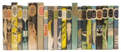 NEW NATURALIST : COMPLETE SET OF THE 22 VOLUMES OF MONOGRAPHS - original cloth mostly at least VG