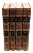 POLSUE, Joseph - A Complete Parochial History of the County of Cornwall : 4 vols, many plates,