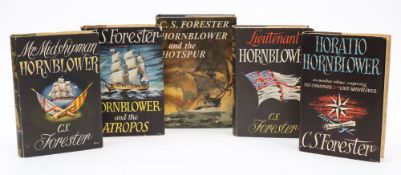 FORESTER, C.S : Lieutenant Hornblower, cloth in d/w, 8vo, 1952.