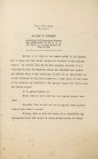 Winston Churchill/ The A Bomb : 4 pp facsimile printed agreement signed by Franklin D Roosevelt,