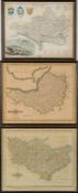MORDEN, Robert - Somersetshire : hand coloured map, 420 x 360 mm, f & g, c1695.