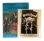 MOTORHEAD : signed photograph by the three members of the band including Lemmy.