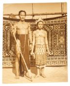 WONG, K. F [1916 - 1998] : Four photogravures of Malaysians in traditional attire, by K. F.