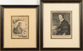 REMBRANDT (after): etching by F. Worlidge, 185 x 145 mm, f & g, n.d.