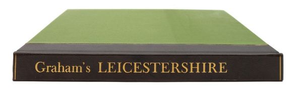 GRAHAM, Rigby - Leicestershire : org. morocco backed cloth boards, illustrated throughout inc.