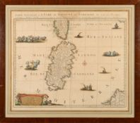 COVENS, Jean & MORTIER, Corneille - Carte Nouvelle de L'Isle et Royaume de Sardagne,