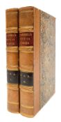 YARRELL, William - A History of British Fishes : 2 vols, woodcuts, half calf morocco labels, 8vo,