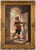 Joseph Noel Sylvestre [1847-1926]- 'Corvee Agreable', a pleasant chore:- signed bottom left,