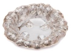 An American silver circular bowl, Spaulding & Co , Chicago,