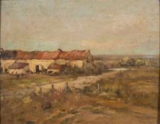 * Berthe des Clayes [1877-1968]- Fishermen's Cottages,