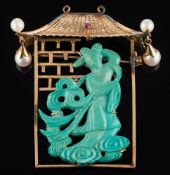 A turquoise,
