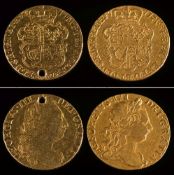 A George III (1760-1820) gold guinea: third laur. head r.