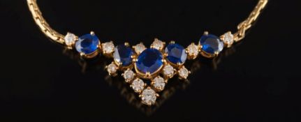 An 18ct gold,