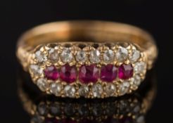 A late 19th century 18ct gold,