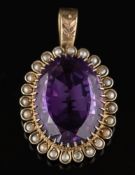 A late 19th century silver-gilt,