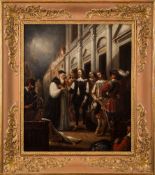Circle of Thomas Barker[1769-1847]- The Execution of Charles I:- monogrammed and inscribed TB of
