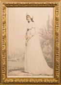 Henry Edridge [1769-1821]- Portraits of Montague Burgoyne and Mrs Elizabeth Burgoyne:- each