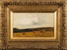 Robert Nobel [1857-1917]- A harvest landscape,