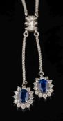 An 18ct white gold,