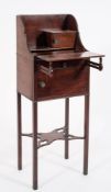 An early 19th Century mahogany washstand/pot cupboard:,