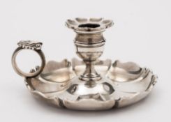 A Victorian silver chamberstick, maker Edward, Edward Jnr, John & William Barnard, London,