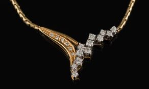 A diamond mounted,