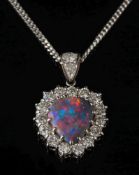 An 18ct white gold,
