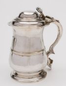 A George III lidded tankard, maker William & John Deane, London,