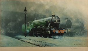 After David Shepherd (1931-) - 'Scotsman '34':, signed limited edition print,