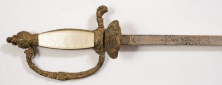 An early 20th century Spanish court/ceremonial sword:,