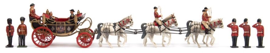 Britains Historical Series ' State Open Road Landau'' set 9402:, (1960),