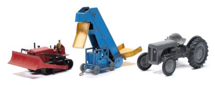 A Dinky 'Bloor Knox' Bulldozer in red,