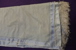 A Victorian edged shawl:.