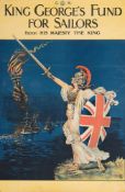 A WWI poster for 'King George's Fund for Sailors':,