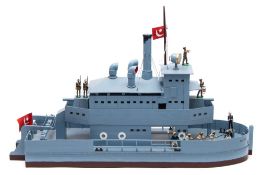 A scratch built model of the Nile Gunboat 'Sudan',