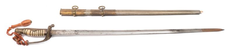 An early 20th century Japanese Army Officer's sword:,