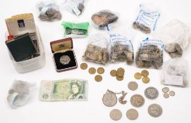 A George VI Festival of Britain Crown 1951, boxed: together with assorted commemorative crowns,