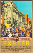 Anon, Great Western Railway poster: 'Historic Romantic Exeter,