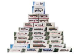 A collection of Eddie Stobart 1/76 limited edition diecast vehicles together with similar Atlas