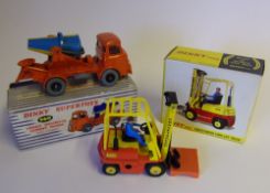 Dinky, No 960 Lorry Mounted Cement Mixer: orange body,