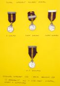 A family group of four Royal Warrant Holders medals:, 1897 Jubilee medal,
