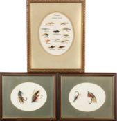 A collection of Taupo trout flies,