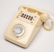 A GPO ivory bakelite 700 series multi function office telephone:, with 'Bell on',