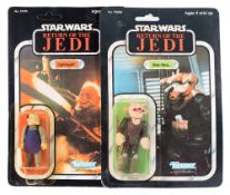 Kenner Star Wars, The Return of the Jedi, 'Ree-Yees' and 'Ugnaught' 3 3/4 inch figures:,