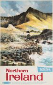 Two British Railway posters for the 'Heysham to Belfast' overnight ferry service:,