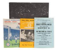 A collection of various football programmes:,