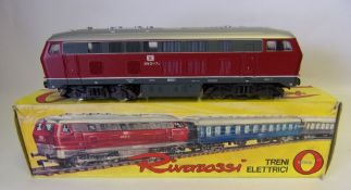 Rivarosi, a diesel locomotive V-160 in German DB red/grey livery, boxed.